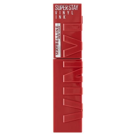 Maybelline New York Rossetto a Lunga Tenuta Effetto Vinilico Superstay Vinyl Ink 100 Charmed